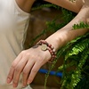 image:imageBivei Natural Semi Precious Gemstone beads bracelet for women  Life Tree and Leaf Charm Energy Reiki Crystal Stretch BraceletsPlum Blossom Jade Bracelet Set