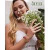 image:imageBivei Natural Semi Precious Gemstone beads bracelet for women  Life Tree and Leaf Charm Energy Reiki Crystal Stretch BraceletsRed Jasper Bracelet Set