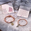 image:imageBivei Natural Semi Precious Gemstone beads bracelet for women  Life Tree and Leaf Charm Energy Reiki Crystal Stretch BraceletsRed Vein Jasper Bracelet Set