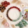 image:imageBivei Protection Crystal Healing Bracelet  8MM Strength Bracelet Spiritual Stretch Beaded Jewelry for Women Men GiftCourage