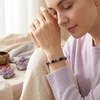 image:imageBivei Protection Crystal Healing Bracelet  8MM Strength Bracelet Spiritual Stretch Beaded Jewelry for Women Men GiftEmpathy