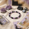image:imageBivei Protection Crystal Healing Bracelet  8MM Strength Bracelet Spiritual Stretch Beaded Jewelry for Women Men GiftEmpathy