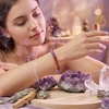 image:imageBivei Protection Crystal Healing Bracelet  8MM Strength Bracelet Spiritual Stretch Beaded Jewelry for Women Men GiftHealth