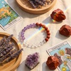 image:imageBivei Protection Crystal Healing Bracelet  8MM Strength Bracelet Spiritual Stretch Beaded Jewelry for Women Men GiftHealth
