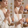 image:imageBivei Protection Crystal Healing Bracelet  8MM Strength Bracelet Spiritual Stretch Beaded Jewelry for Women Men GiftLove