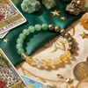 image:imageBivei Protection Crystal Healing Bracelet  8MM Strength Bracelet Spiritual Stretch Beaded Jewelry for Women Men GiftMoney Success