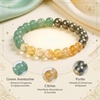 image:imageBivei Protection Crystal Healing Bracelet  8MM Strength Bracelet Spiritual Stretch Beaded Jewelry for Women Men GiftMoney Success