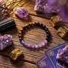 image:imageBivei Protection Crystal Healing Bracelet  8MM Strength Bracelet Spiritual Stretch Beaded Jewelry for Women Men GiftNo Negativity