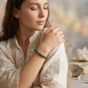 image:imageBivei Protection Crystal Healing Bracelet  8MM Strength Bracelet Spiritual Stretch Beaded Jewelry for Women Men GiftProtection
