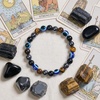 image:imageBivei Protection Crystal Healing Bracelet  8MM Strength Bracelet Spiritual Stretch Beaded Jewelry for Women Men GiftProtection
