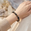 image:imageBivei Protection Crystal Healing Bracelet  8MM Strength Bracelet Spiritual Stretch Beaded Jewelry for Women Men GiftTriple Protection