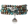Blue Lace Agate-Lotus OM-Buddha