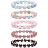 Agate with Spacer Beads