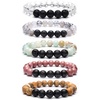 Amazonite & Rhodonite Beaded
