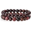 8mm Garnet & Rhodonite (Passion & Love)