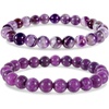 8mm Dog-Tooth Amethyst & Sugilite (Love & Happiness)