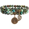 African Turquoise Bracelet Set