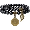Black Tourmaline Bracelet Set