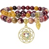 Lotus OM - Mookaite Jasper Bracelet Set