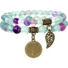 Rainbow Fluorite Bracelet Set