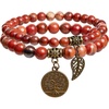 Red Jasper Bracelet Set