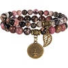 Rhodonite Bracelet Set