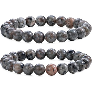 image:imageBivei Natural Crystals Gemstone Healing Stretchy Round Beaded Bracelet  8MM Semi Precious Beads Bracelet Handmade Spiritual Jewelry Gift for Women MenEnhance Positive Energy8mm Yooperlite Inspiration  clarity