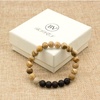 image:image8mm Lava Rock Bracelet  Essential Oil Diffuser Stone Bead Bracelets for Women Stress Relief Aromatherapy BraceletsPicture Jasper