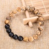 image:image8mm Lava Rock Bracelet  Essential Oil Diffuser Stone Bead Bracelets for Women Stress Relief Aromatherapy BraceletsPicture Jasper