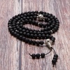 image:imageBivei 108 Mala Beads Lava Rock Stone Essential Oil Diffuser Gemstone Prayer Bead Bracelet Meditation NecklaceLava Stone