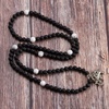 image:imageBivei 108 Mala Beads Lava Rock Stone Essential Oil Diffuser Gemstone Prayer Bead Bracelet Meditation NecklaceLava Stone Elephant Charm