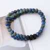image:imageBivei 3 Layers Essential Oil Bracelets  Natural Gemstone Bead Lava Rock Stone Aromatherapy Diffuser Anxiety Relief Bracelet Azurite MalachiteAzurite Malachite