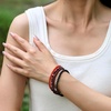 image:imageBivei 4mm Beaded Bracelets for Women Handmade Semi Precious Natural Stone Stretch Elastic Jewelry Yoga Protection GiftsCarnelian  Energizing