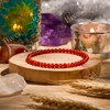 image:imageBivei 4mm Beaded Bracelets for Women Handmade Semi Precious Natural Stone Stretch Elastic Jewelry Yoga Protection GiftsCarnelian  Energizing