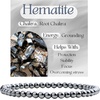 image:imageBivei 4mm Beaded Bracelets for Women Handmade Semi Precious Natural Stone Stretch Elastic Jewelry Yoga Protection GiftsHematite  Grounding