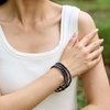 image:imageBivei 4mm Beaded Bracelets for Women Handmade Semi Precious Natural Stone Stretch Elastic Jewelry Yoga Protection GiftsLapis Lazuli  Wisdom