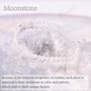 image:imageBivei 4mm Beaded Bracelets for Women Handmade Semi Precious Natural Stone Stretch Elastic Jewelry Yoga Protection GiftsMoonstone  Receptive