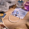 image:imageBivei 4mm Beaded Bracelets for Women Handmade Semi Precious Natural Stone Stretch Elastic Jewelry Yoga Protection GiftsMoonstone  Receptive