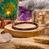 image:imageBivei 4mm Beaded Bracelets for Women Handmade Semi Precious Natural Stone Stretch Elastic Jewelry Yoga Protection GiftsRhodonite  Healing