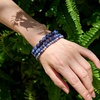 image:imageBivei 4mm Beaded Bracelets for Women Handmade Semi Precious Natural Stone Stretch Elastic Jewelry Yoga Protection GiftsSodaliteClear Insight  Authenticity