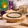 image:imageBivei 4mm Beaded Bracelets for Women Handmade Semi Precious Natural Stone Stretch Elastic Jewelry Yoga Protection GiftsTaiwan JadeResilience