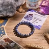 image:imageBivei 8mm Beaded Bracelets for Women Handmade Semi Precious Natural Stone Stretch Elastic Jewelry Yoga Protection GiftsBlue Spotted JasperCalm Flow