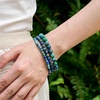 image:imageBivei 8mm Beaded Bracelets for Women Handmade Semi Precious Natural Stone Stretch Elastic Jewelry Yoga Protection GiftsChrysocollaGentle Expression