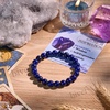 image:imageBivei 8mm Beaded Bracelets for Women Handmade Semi Precious Natural Stone Stretch Elastic Jewelry Yoga Protection GiftsLapis Lazuli  Inspiration