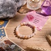 image:imageBivei 8mm Beaded Bracelets for Women Handmade Semi Precious Natural Stone Stretch Elastic Jewelry Yoga Protection GiftsPink AventurineGentle Love