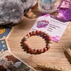 image:imageBivei 8mm Beaded Bracelets for Women Handmade Semi Precious Natural Stone Stretch Elastic Jewelry Yoga Protection GiftsPlum Blossom JadeHope  renascence