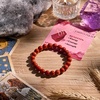 image:imageBivei 8mm Beaded Bracelets for Women Handmade Semi Precious Natural Stone Stretch Elastic Jewelry Yoga Protection GiftsRed JasperStrong Base