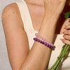 image:imageBivei 8mm Beaded Bracelets for Women Handmade Semi Precious Natural Stone Stretch Elastic Jewelry Yoga Protection GiftsRose Quartz  SelfLove