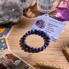 image:imageBivei 8mm Beaded Bracelets for Women Handmade Semi Precious Natural Stone Stretch Elastic Jewelry Yoga Protection GiftsSodaliteClear Insight  Authenticity