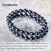 image:imageBivei 8mm Beaded Bracelets for Women Handmade Semi Precious Natural Stone Stretch Elastic Jewelry Yoga Protection GiftsTerahertz  Energy Boost